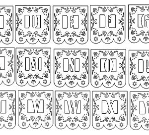 Papel Picado Abecedario