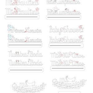 PACK 7 CARTELES EVENTOS FIESTA