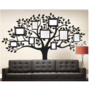 Árbol de pared con porta retratos