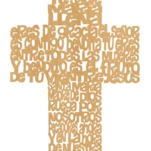 CRUZ ORACION DIOS TE SALVE
