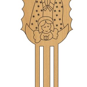 VIRGEN CLIP CON UN ANGELITO