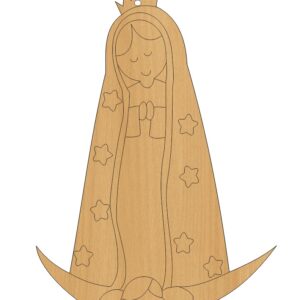 VIRGEN CON LUNA