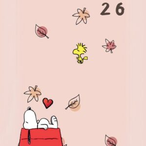 Agenda 2026 Imprimible - Temática Snoopy (Tamaño A5)